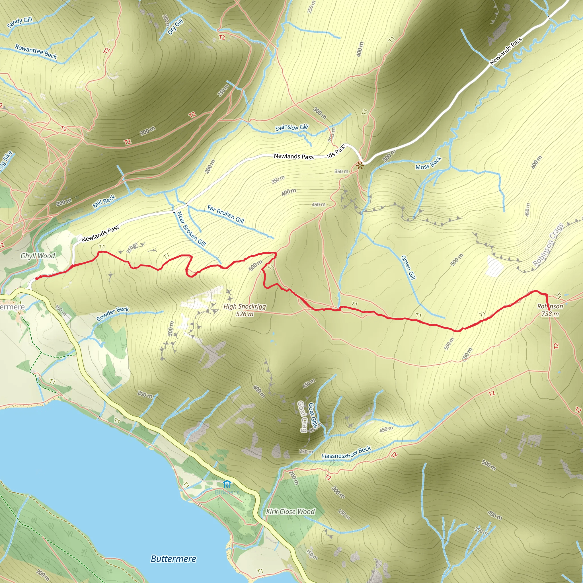 Robinson mobile static map