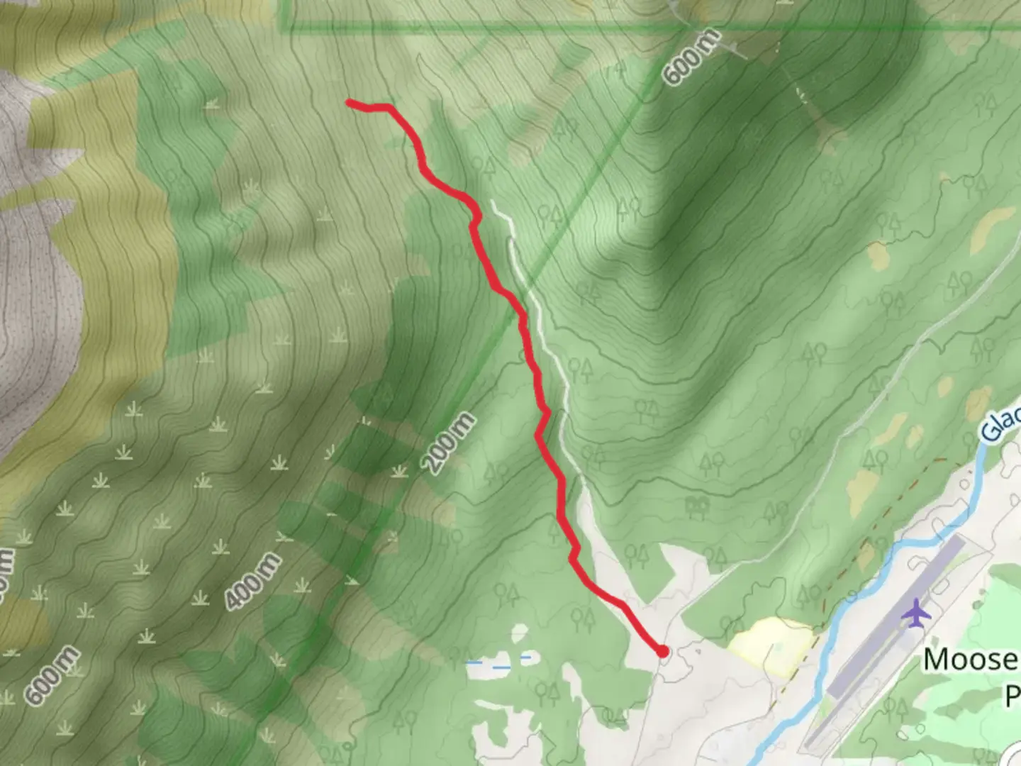 An image depicting the trail Beaver Pond and California Creek Trail and its surrounding area.