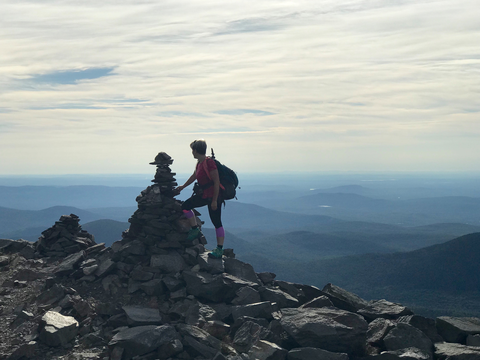 An image depicting the trail Spaulding Mountain from Snowmobile Salem Trail and its surrounding area.