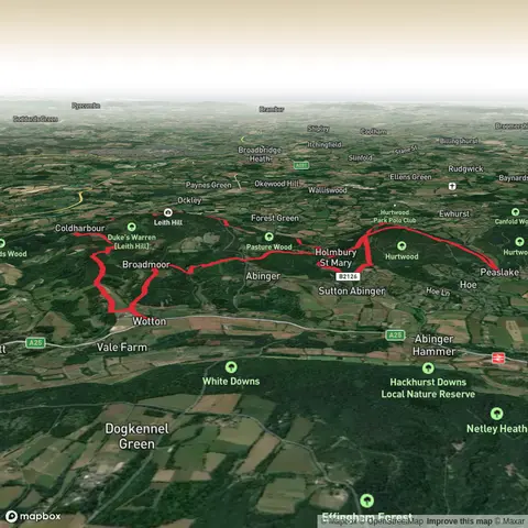 Leith Hill, Pasture Wood and Holmbury Hill Loop