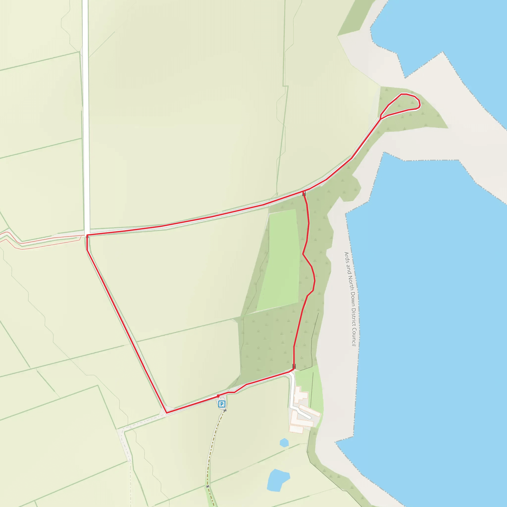 Ballyquintin Farm - Port Kelly Trail mobile static map