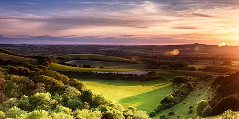 An image depicting the trail Itchen Valley Churches Trail and its surrounding area.