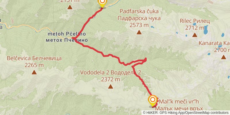 Sultans Trail stage 84 Map