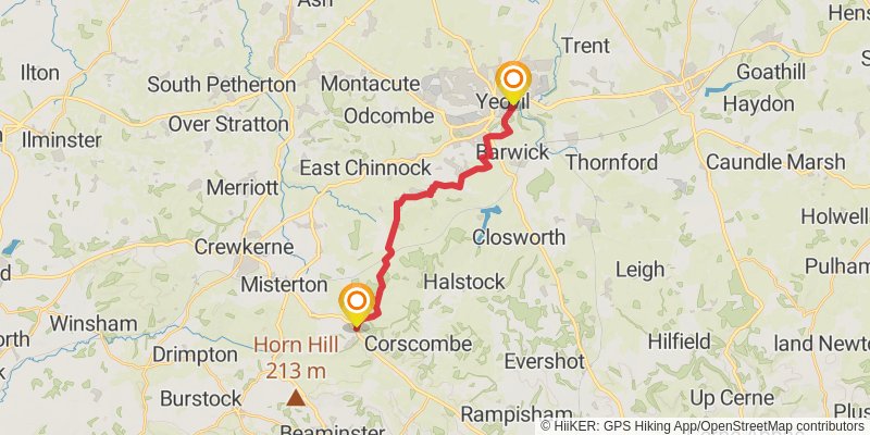 Monarch's Way stage 34 Map