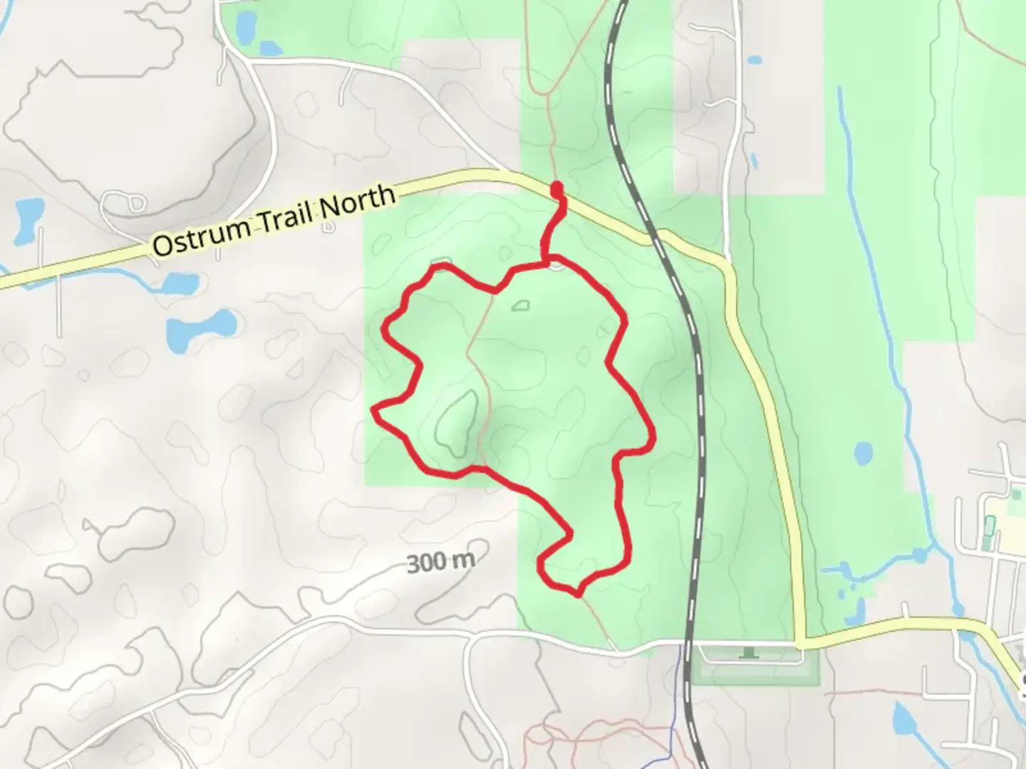 An image depicting the trail Southern Loop Trails and its surrounding area.