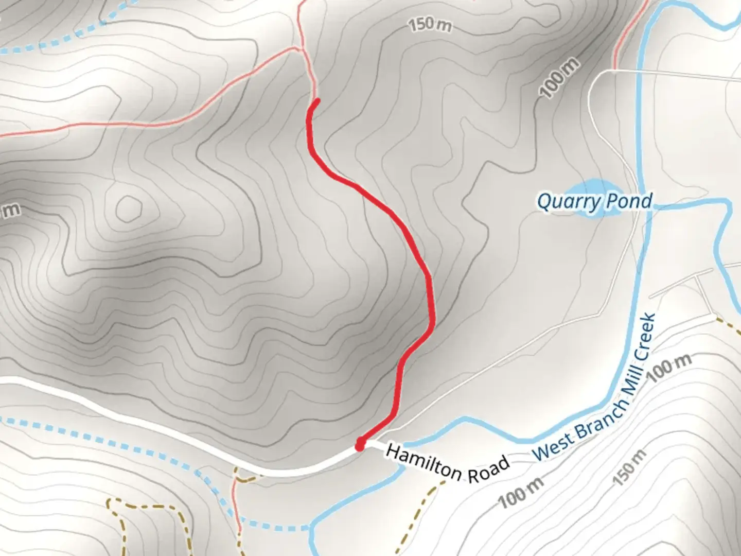 An image depicting the trail Reservoir Road Trail and its surrounding area.