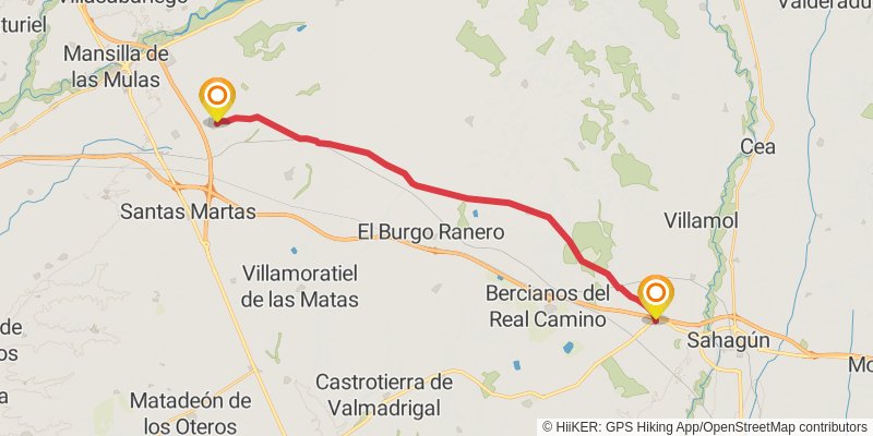 Camino de Santiago Francés alt 11 Map