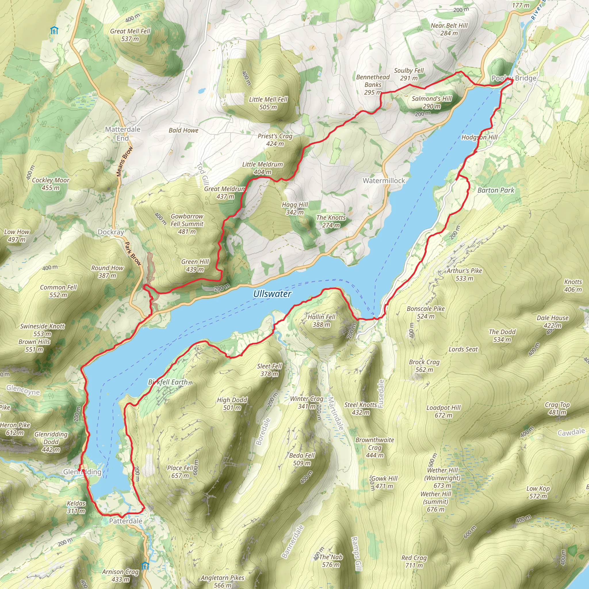 Ullswater Way mobile static map
