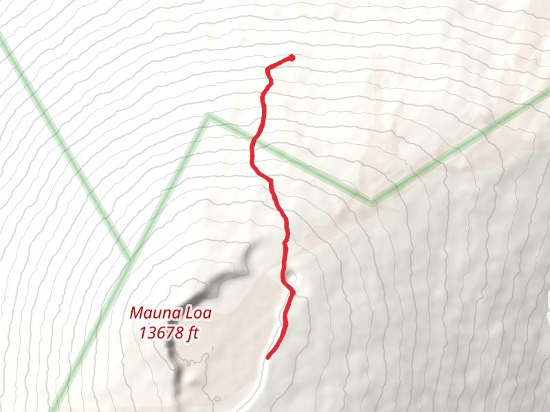 Mount Loa Summit Cabin via Mauna Loa Summit Trail