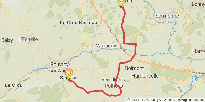 GR 12 - France alt 1 Map