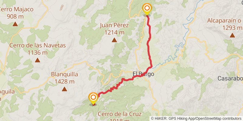 Gran Senda De Malaga stage 24 Map