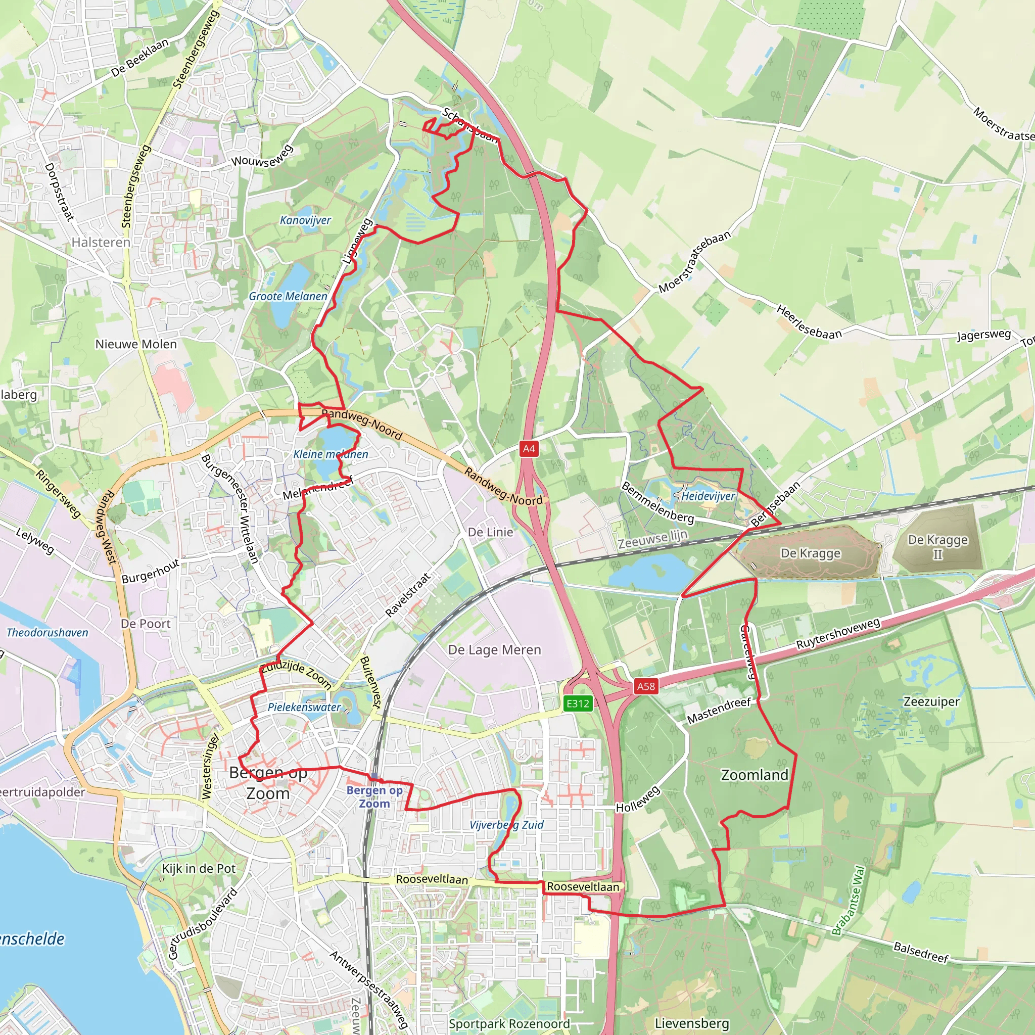 Kleine Melanen and Viverberg Zuid via GR 5 and Floris V Pad mobile static map