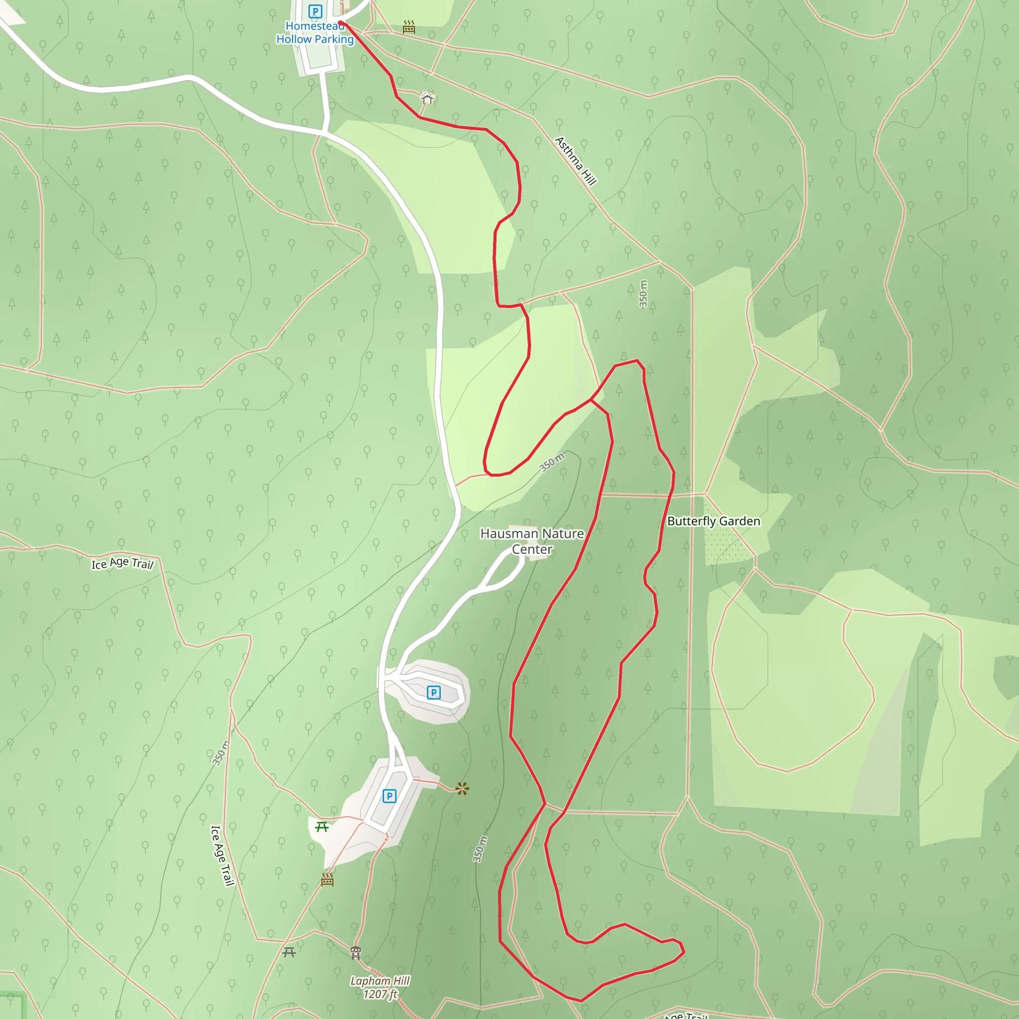 Plantation Path Loop mobile static map