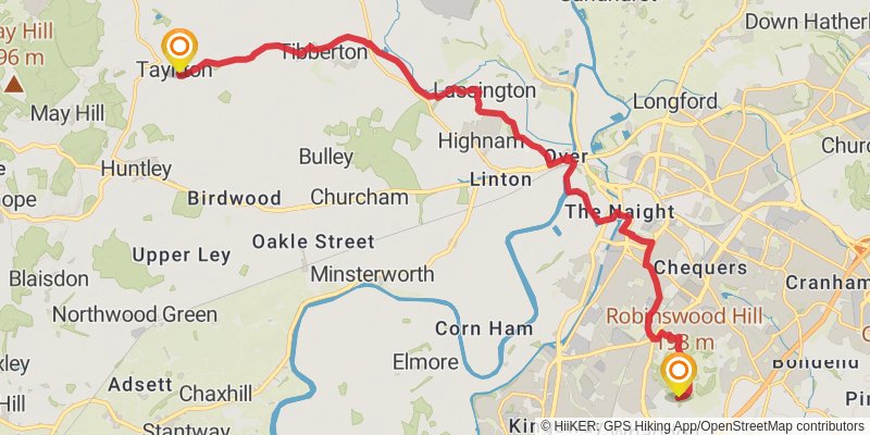Wysis Way stage 3 Map