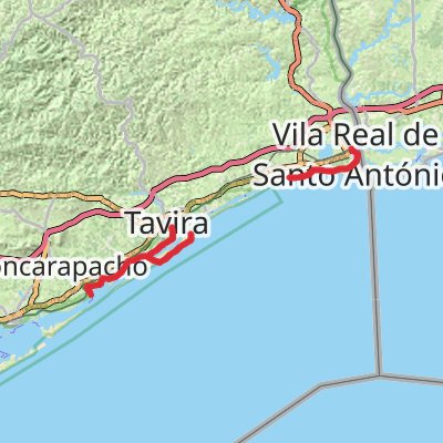 Algarve Coast Authentic East 5-Day Gentle Tour (Hillwalk Tours) mobile static map