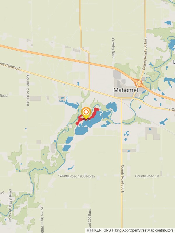 Sangamon River and Sunset Lake Loop