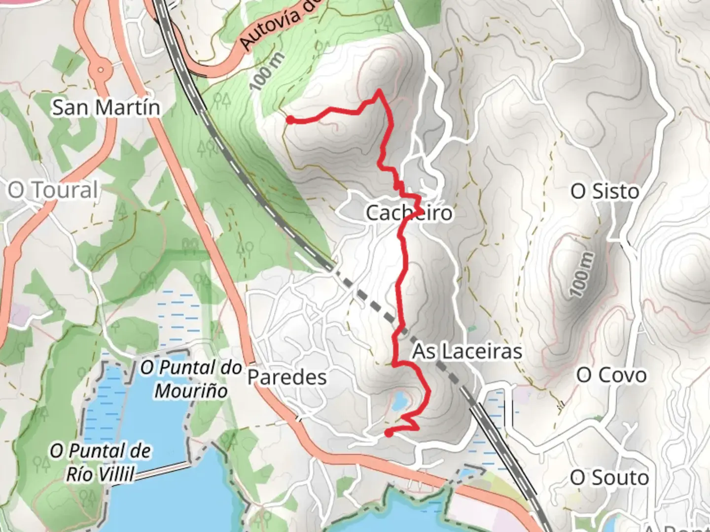 An image depicting the trail Pedra Miranda Trail PR G 107 and its surrounding area.