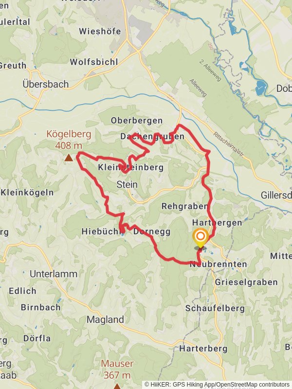 Wein-Erlebnis-Weg Bad Loipersdorf mobile static map