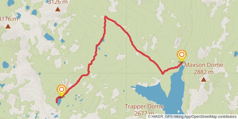 Nelson Lake Trail stage 2 Map