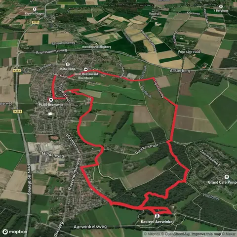 Leigraaf and Kasteel Aerwinkel via Tigchels Weg