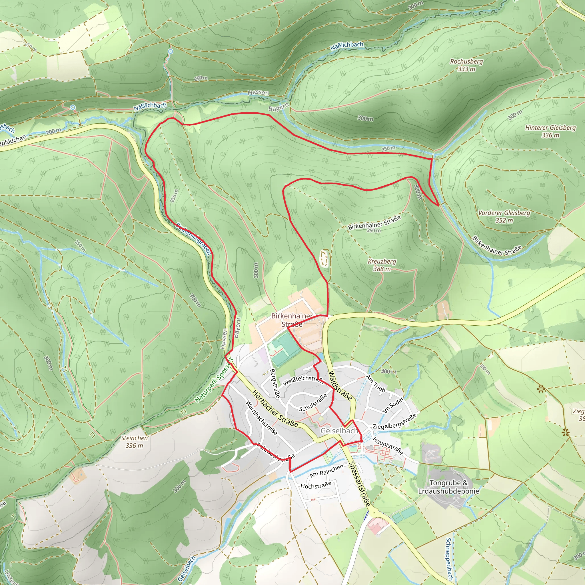 Geiselbach Loop mobile static map