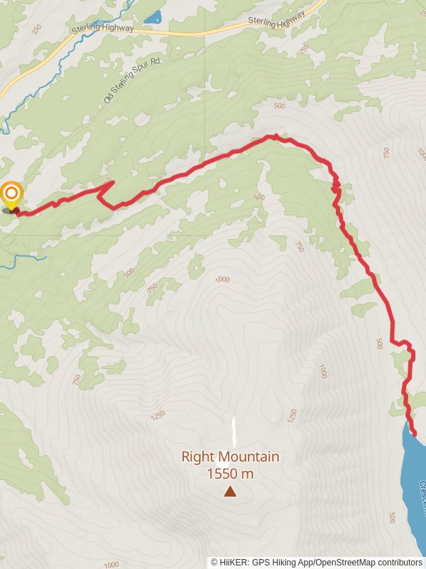 Crescent Creek Trail Out and Back