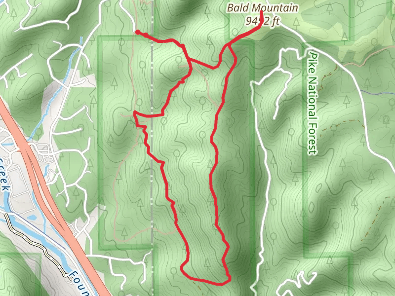 Pike National Forest and Bald Mountain Loop