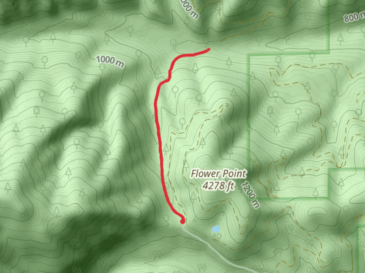An image depicting the trail Parmenter Tie Trail and its surrounding area.