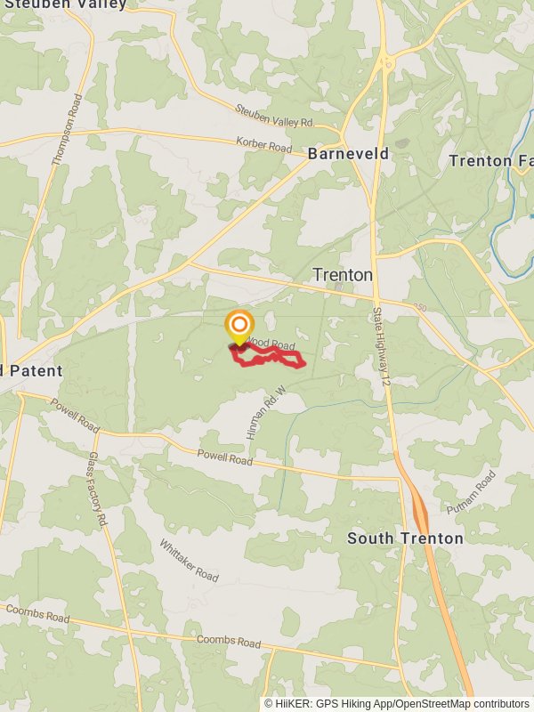 Wood Road Loop mobile static map