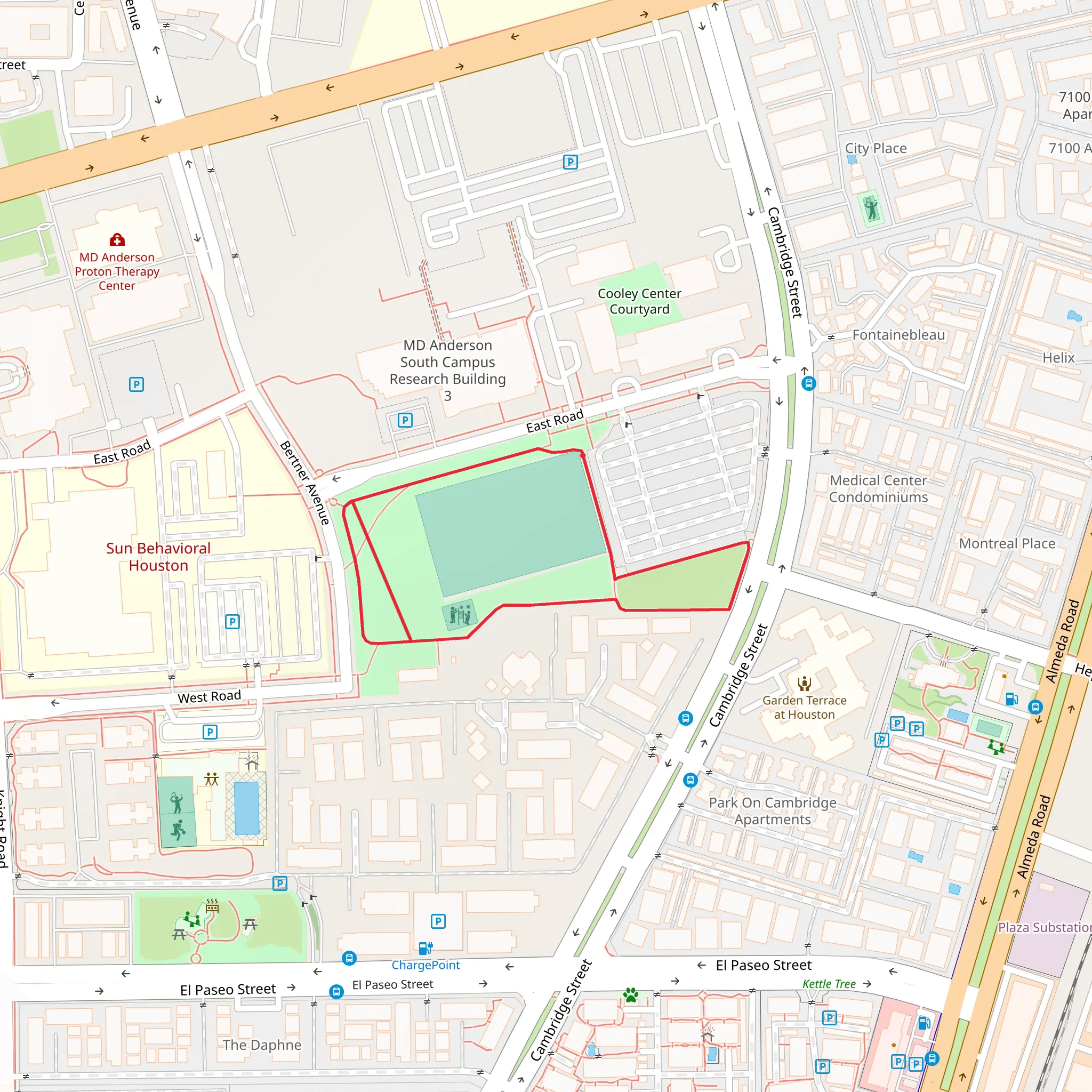 East Road Loop mobile static map