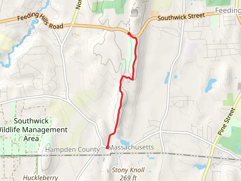 Rising Corner to Hosmer Corner via New England National Scenic Trail