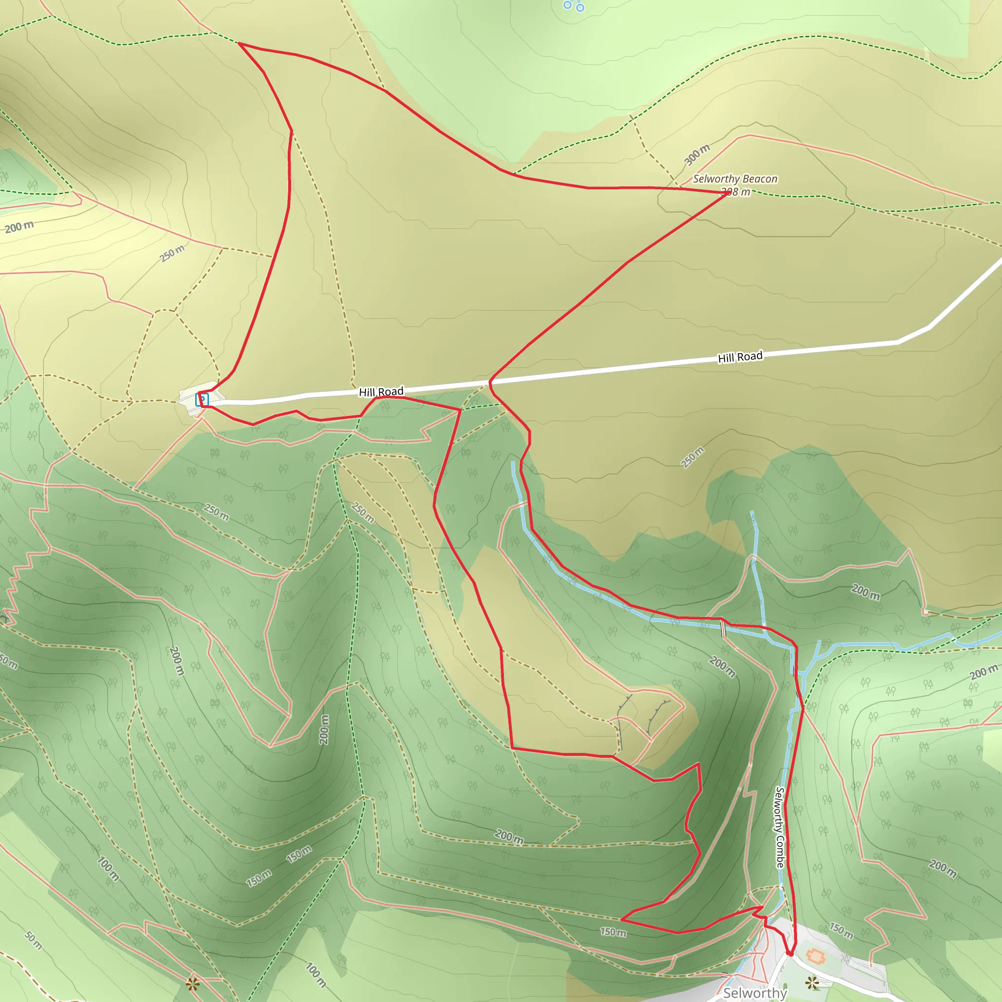 Holnicote Estate mobile static map