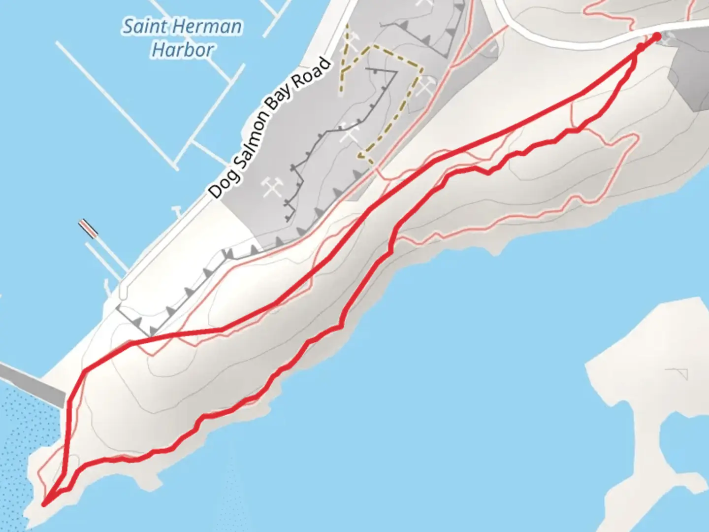 An image depicting the trail South End Trail and its surrounding area.