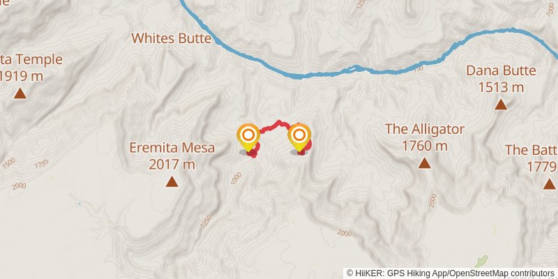 Hermit Trail stage 2 Map