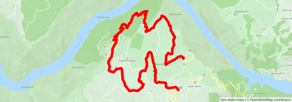 Sil Canyon - Santa Cristina PR G 098 stage 2 Map