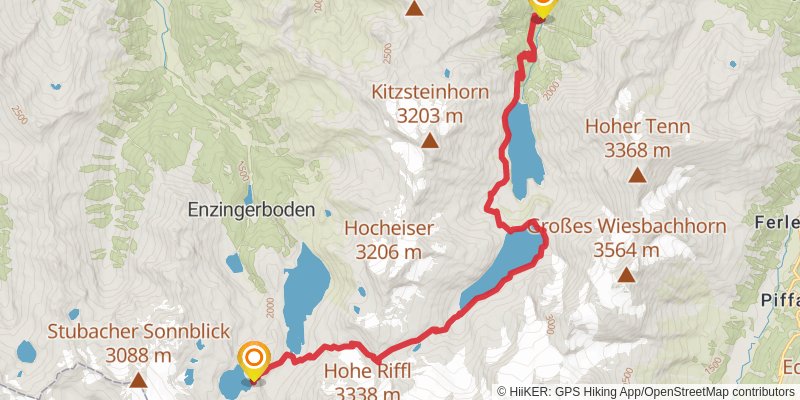 Die Glocknerrunde stage 2 Map