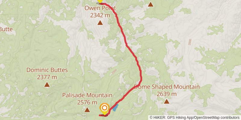 Burnt Fork Trail stage 2 Map