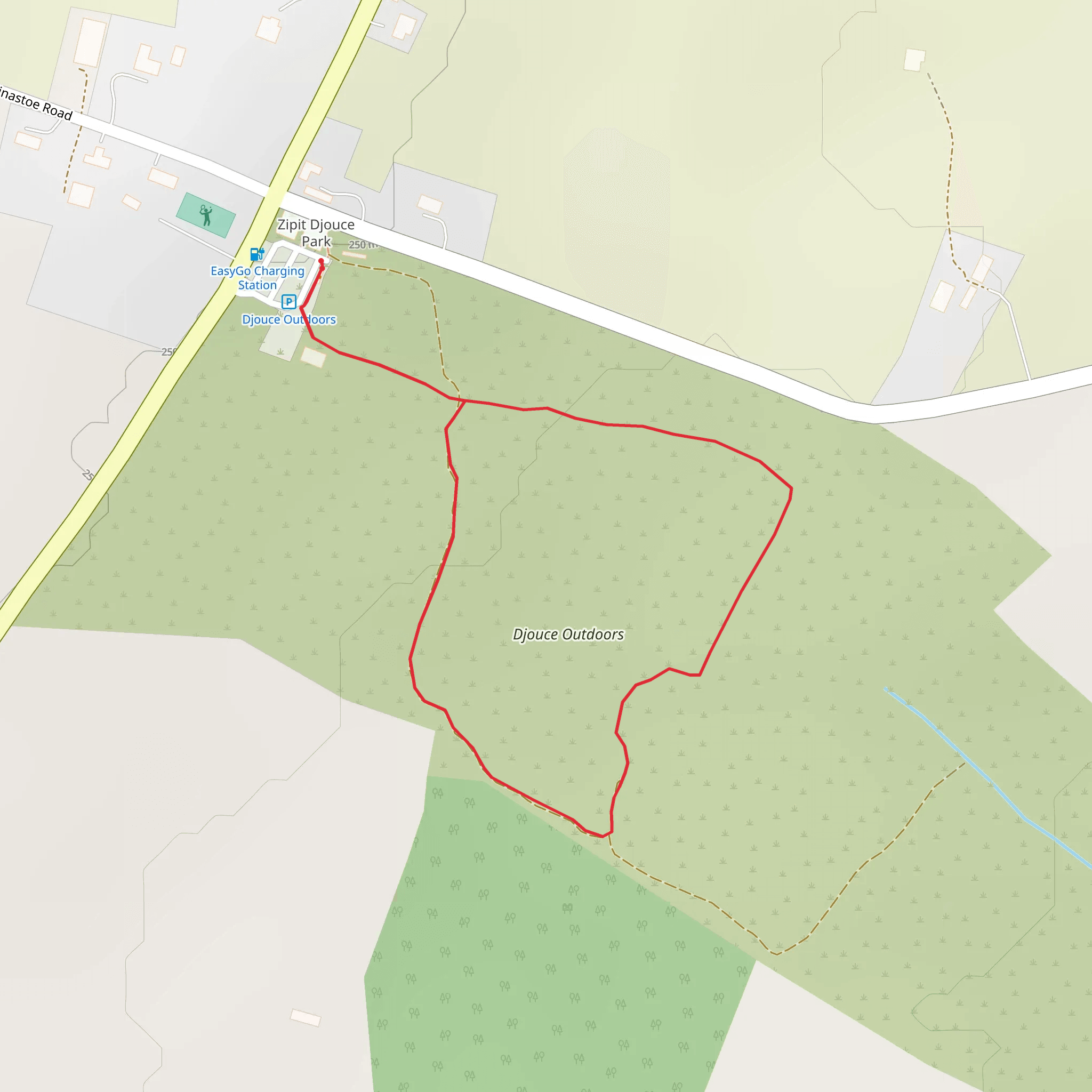 Ballinastoe Walking Trails – Wave mobile static map