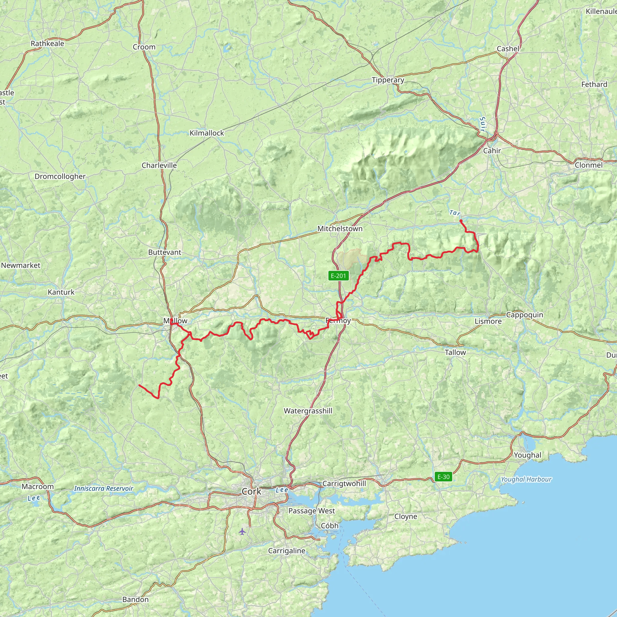 Avondhu Way mobile static map