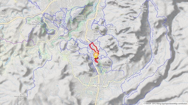 Bell Rock, Bell Rock Pathway and Easy Breezy Loop Trail