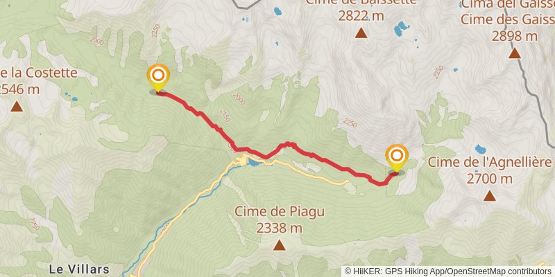 GR 52 stage 2 Map