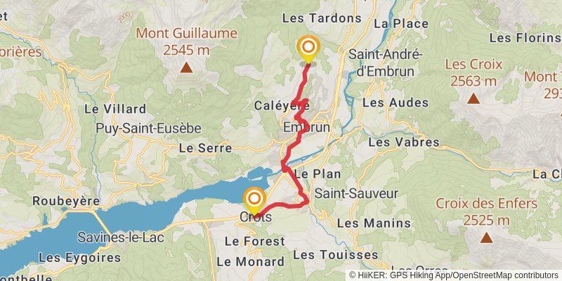 Via Domitia stage 6 Map