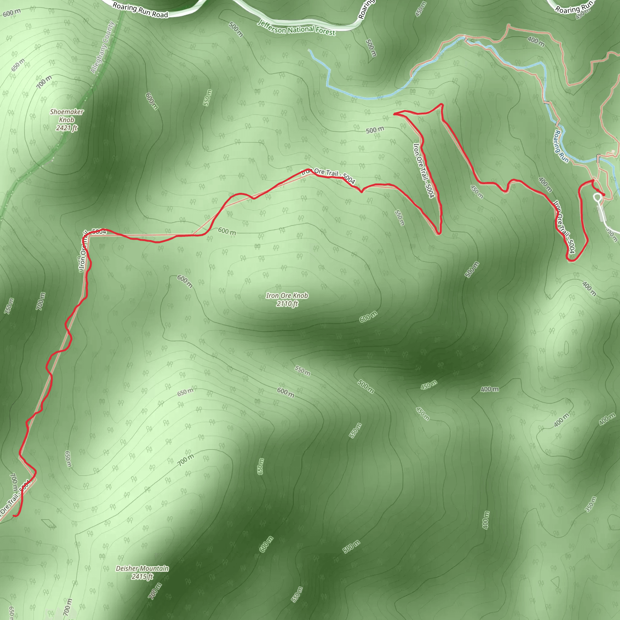 Iron Ore Trail mobile static map