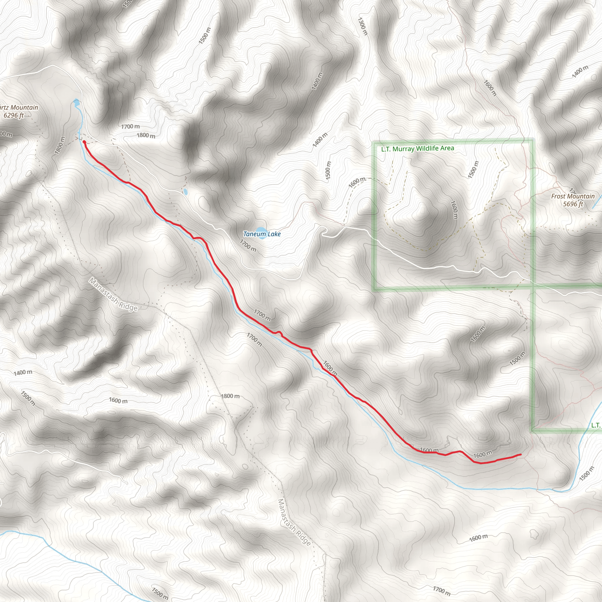 Hereford Meadows Trail mobile static map