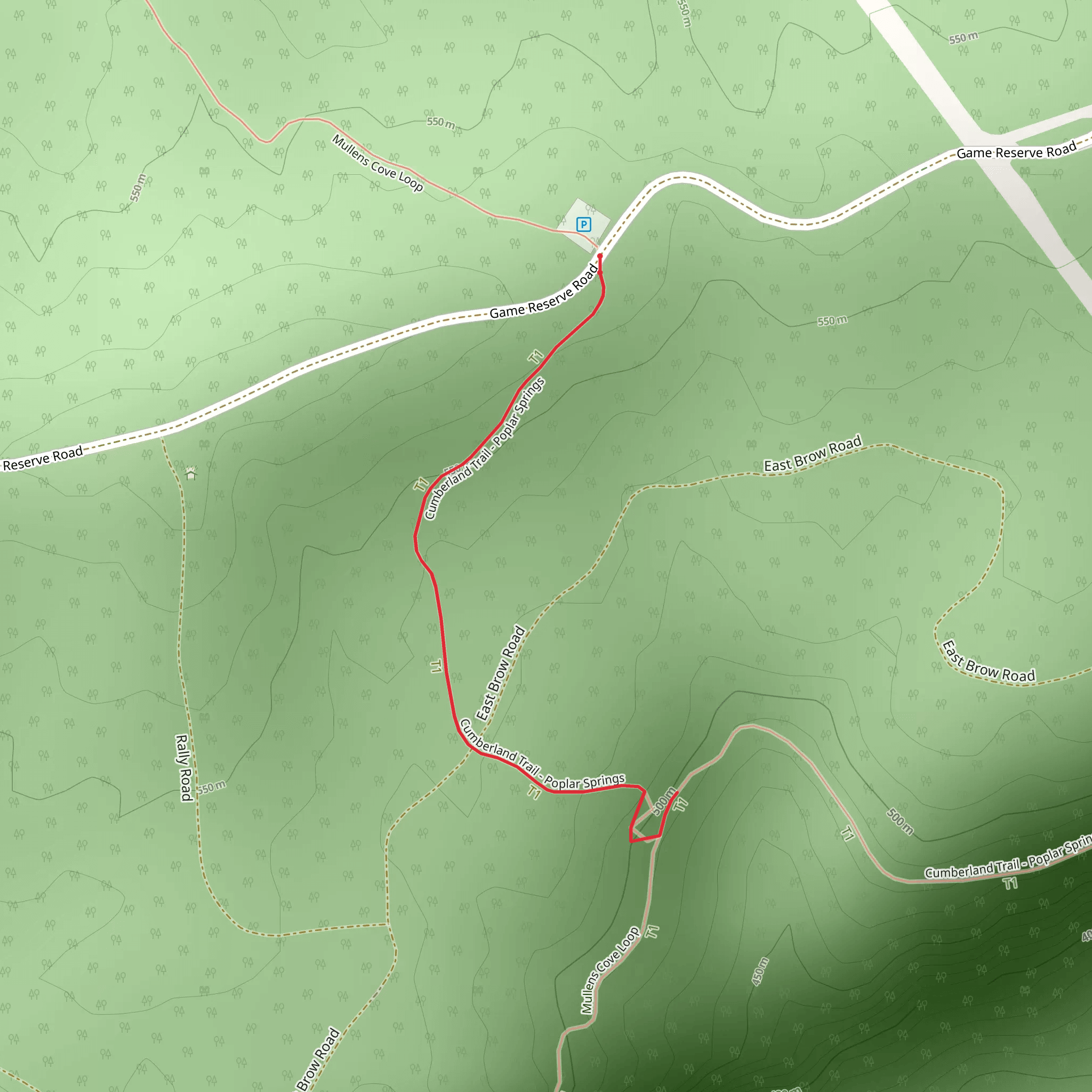 Game Reserve Road South Walk mobile static map