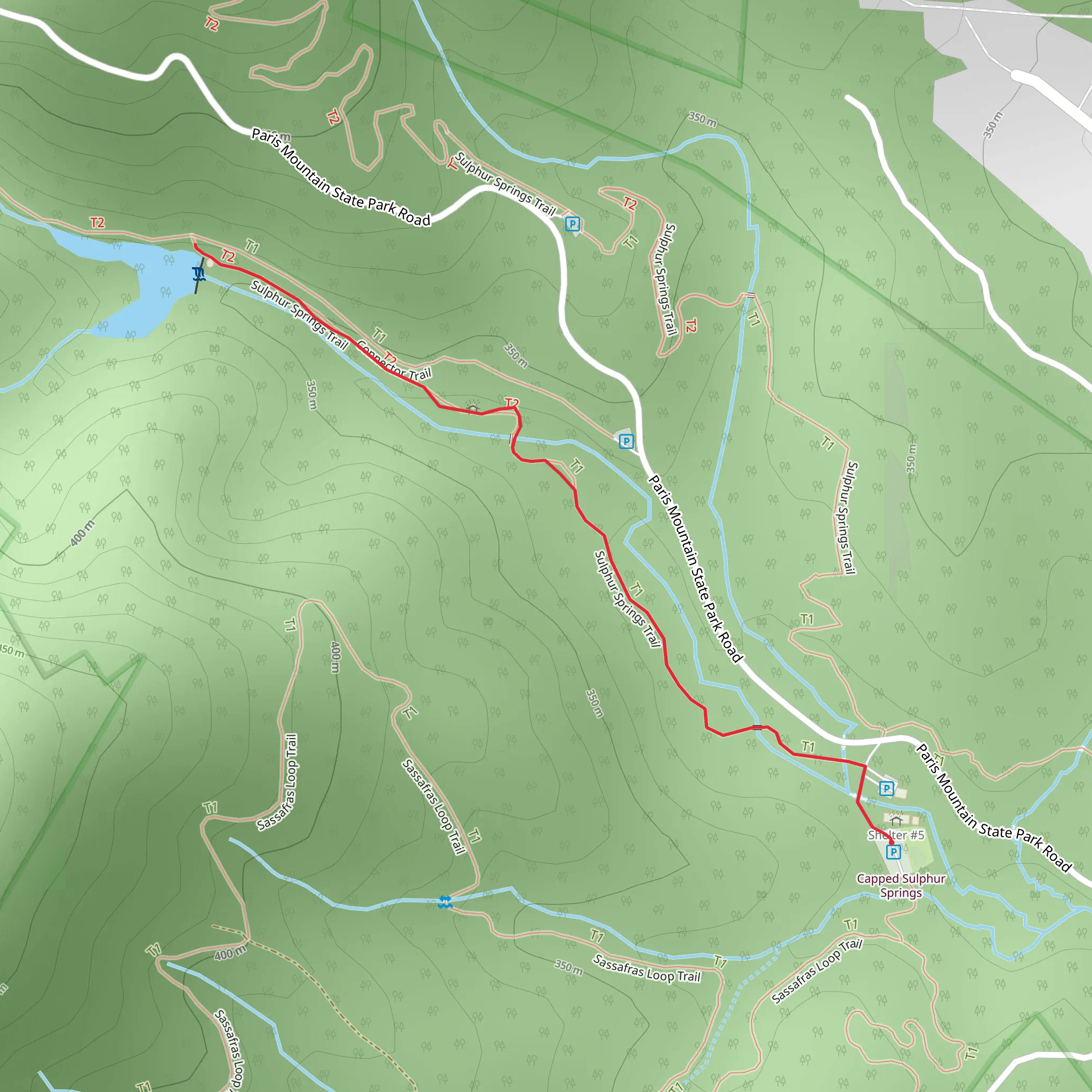 Mountain Lake mobile static map