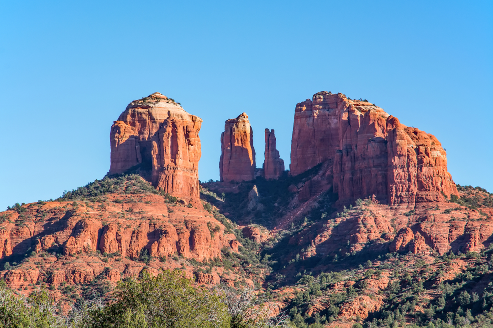 An image depicting the trail Cibola Pass and Jordan Loop Trail and its surrounding area.