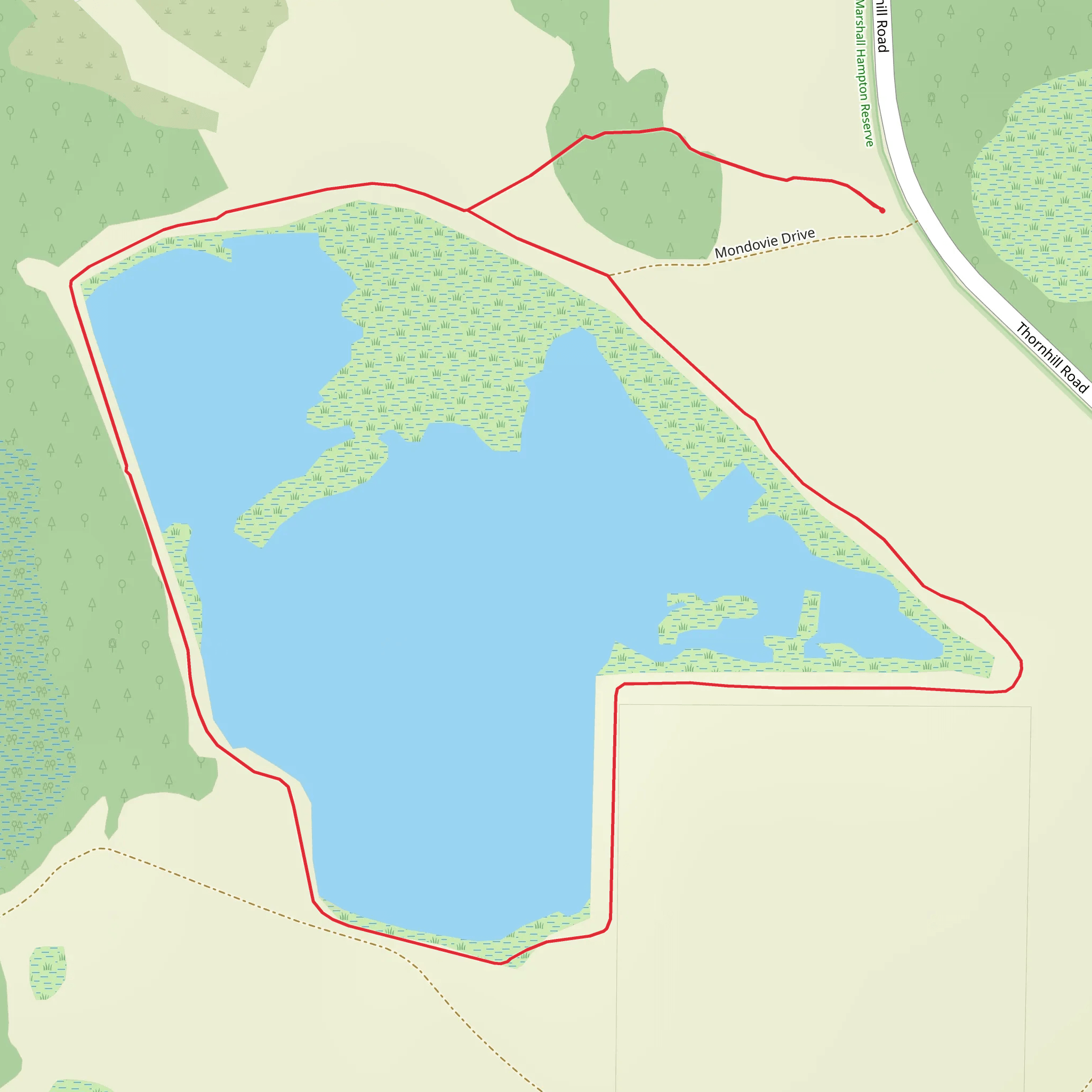 Mondovie Drive Loop mobile static map