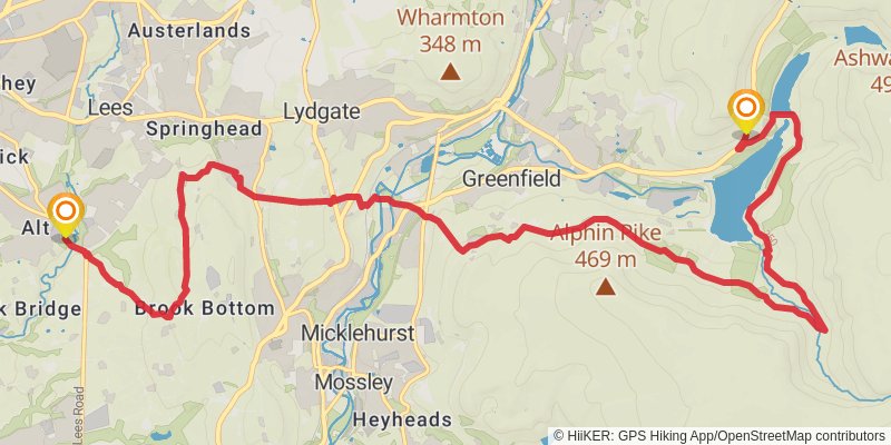 Oldham Way stage 4 Map