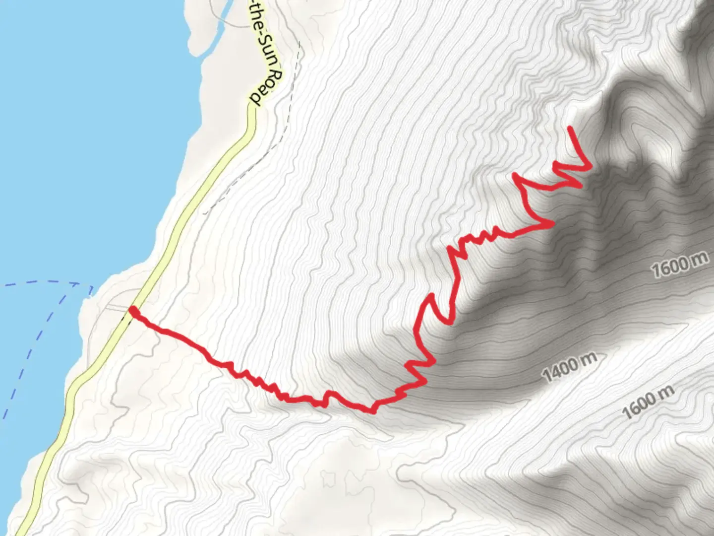 An image depicting the trail Mt Brown Lookout and its surrounding area.